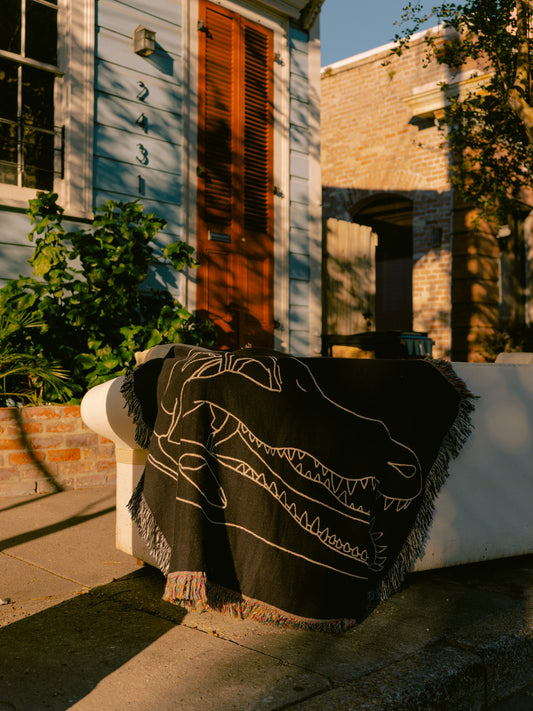 Alligator Skull Blanket image 1