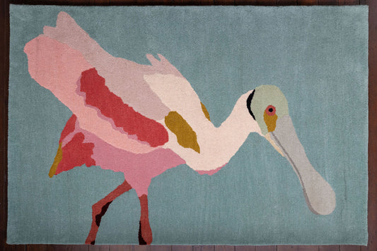 Roseate Spoonbill Rug image 0