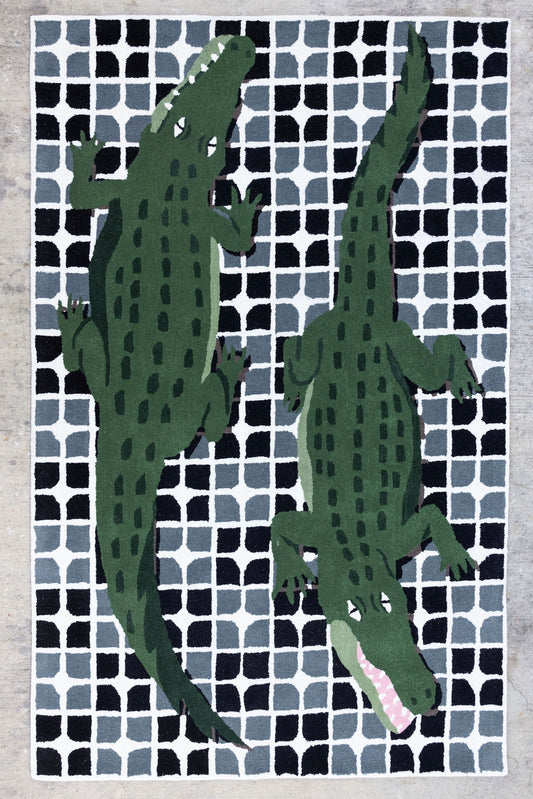 Alligator Tile Rug image 0