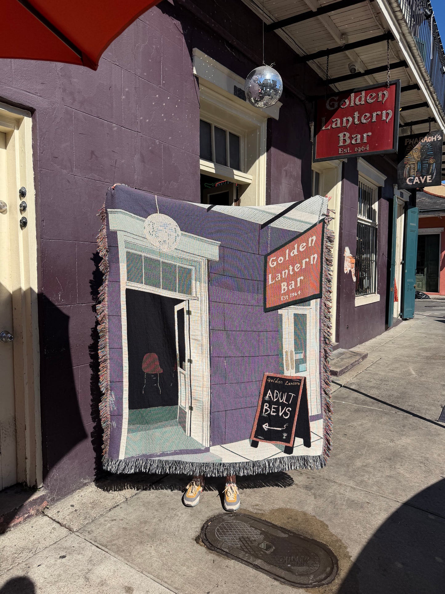 Golden Lantern Blanket