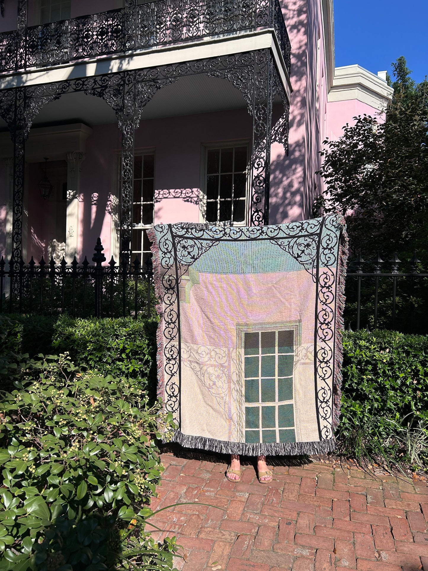 Pink House Blanket