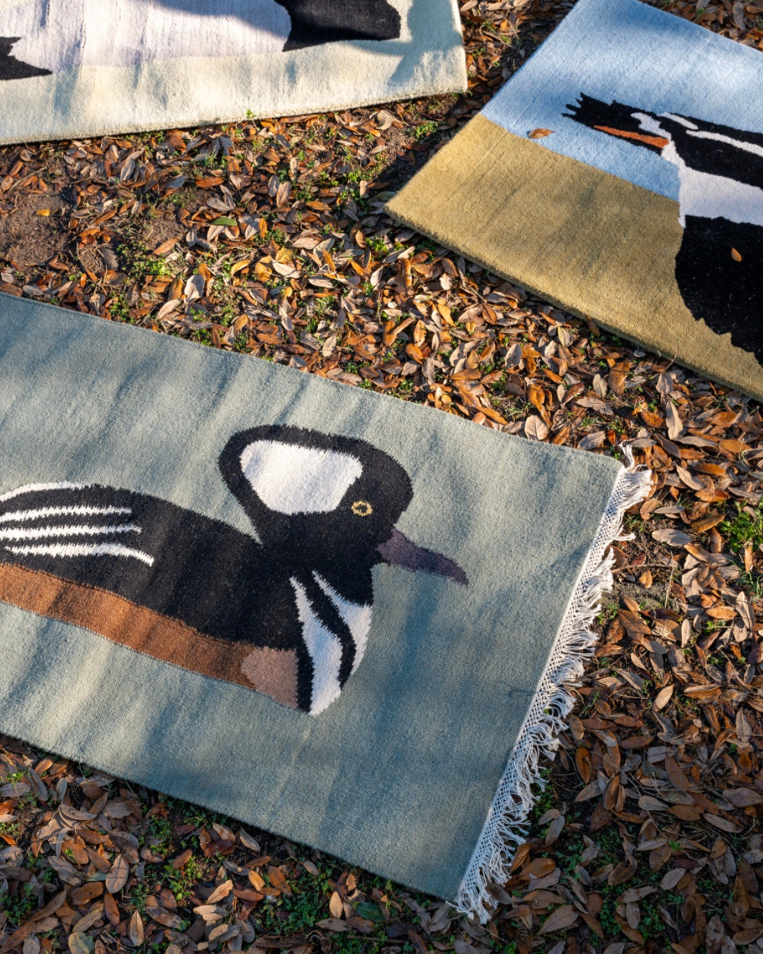 Hooded Merganser Duck Rug