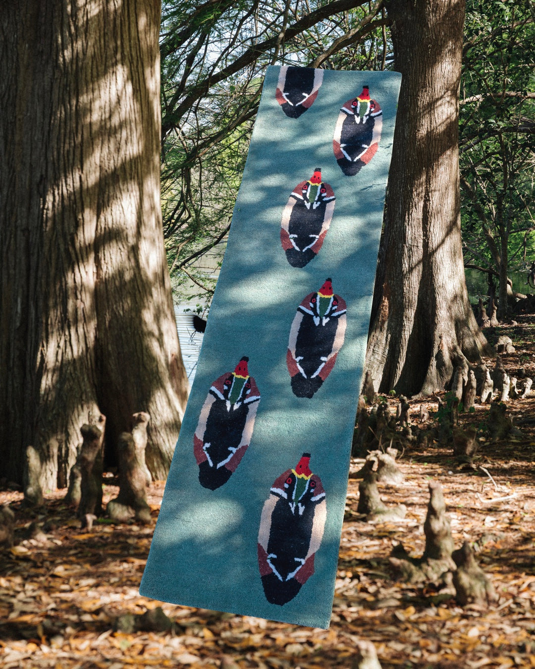 Wood Ducks in a Row Runner