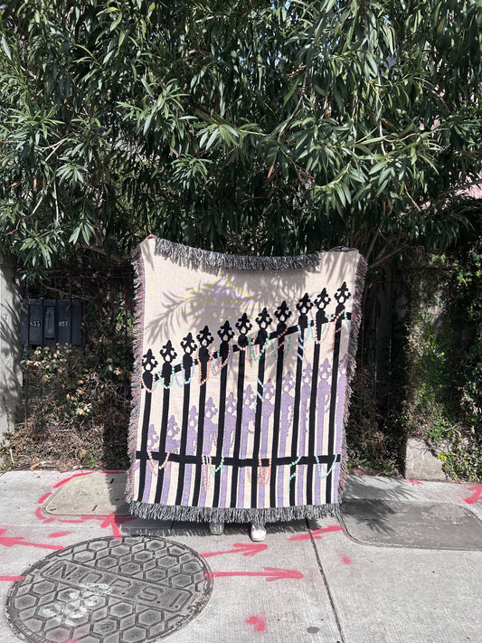 Beaded Fence Blanket image 1