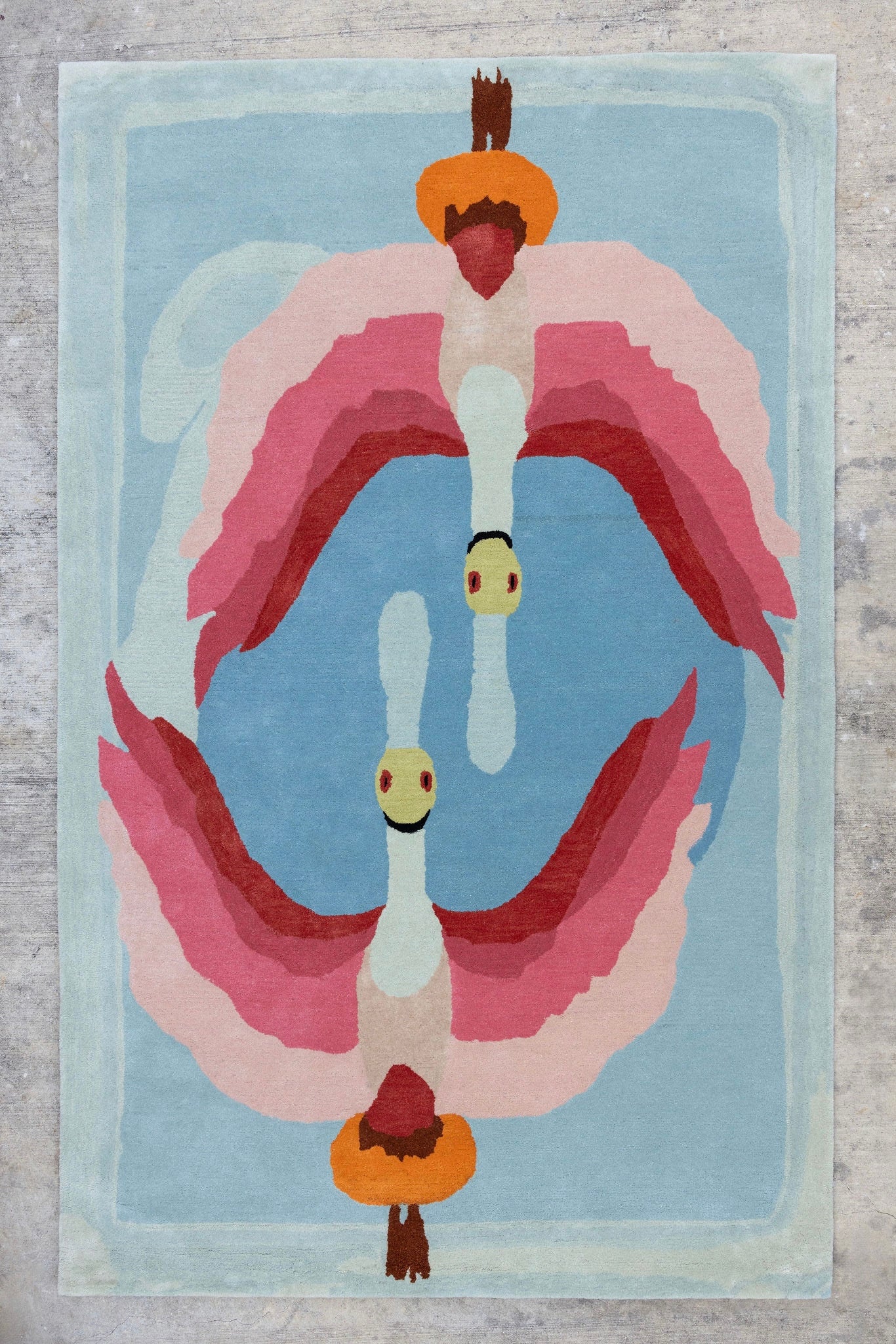 Dueling Spoonbills Rug
