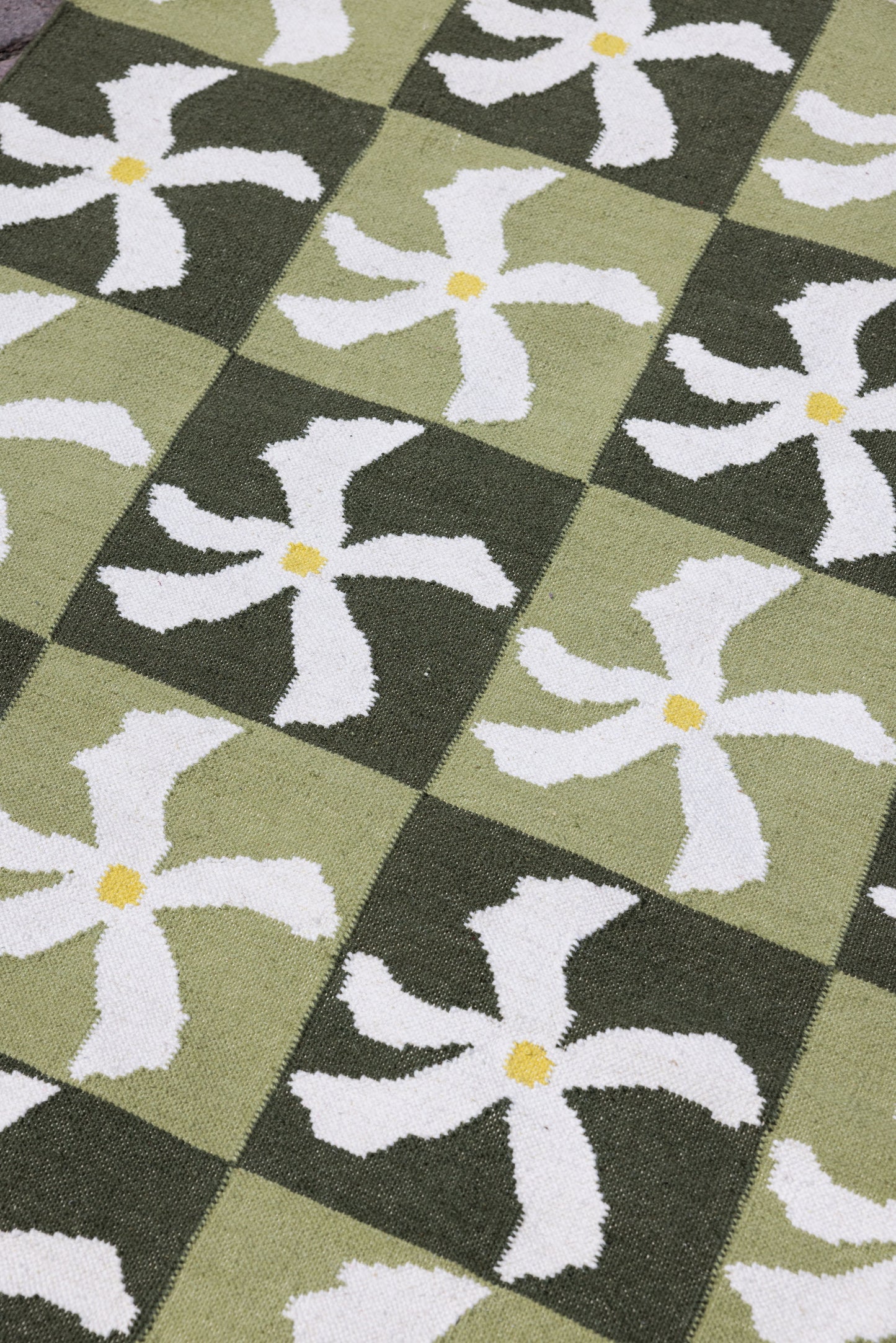Jasmine Grid Flat Weave image 2