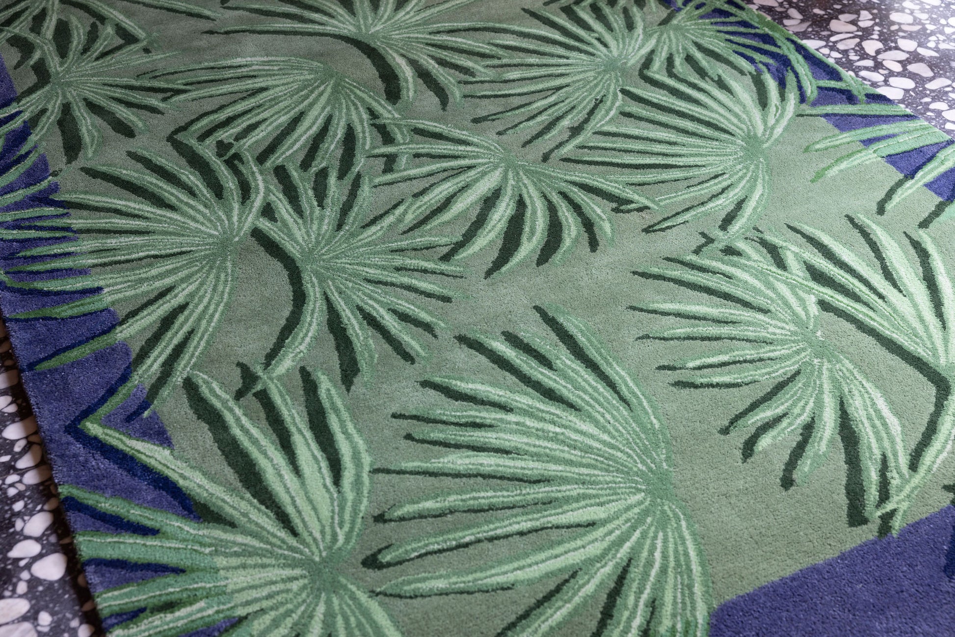2 Tone Palm Rug image 2