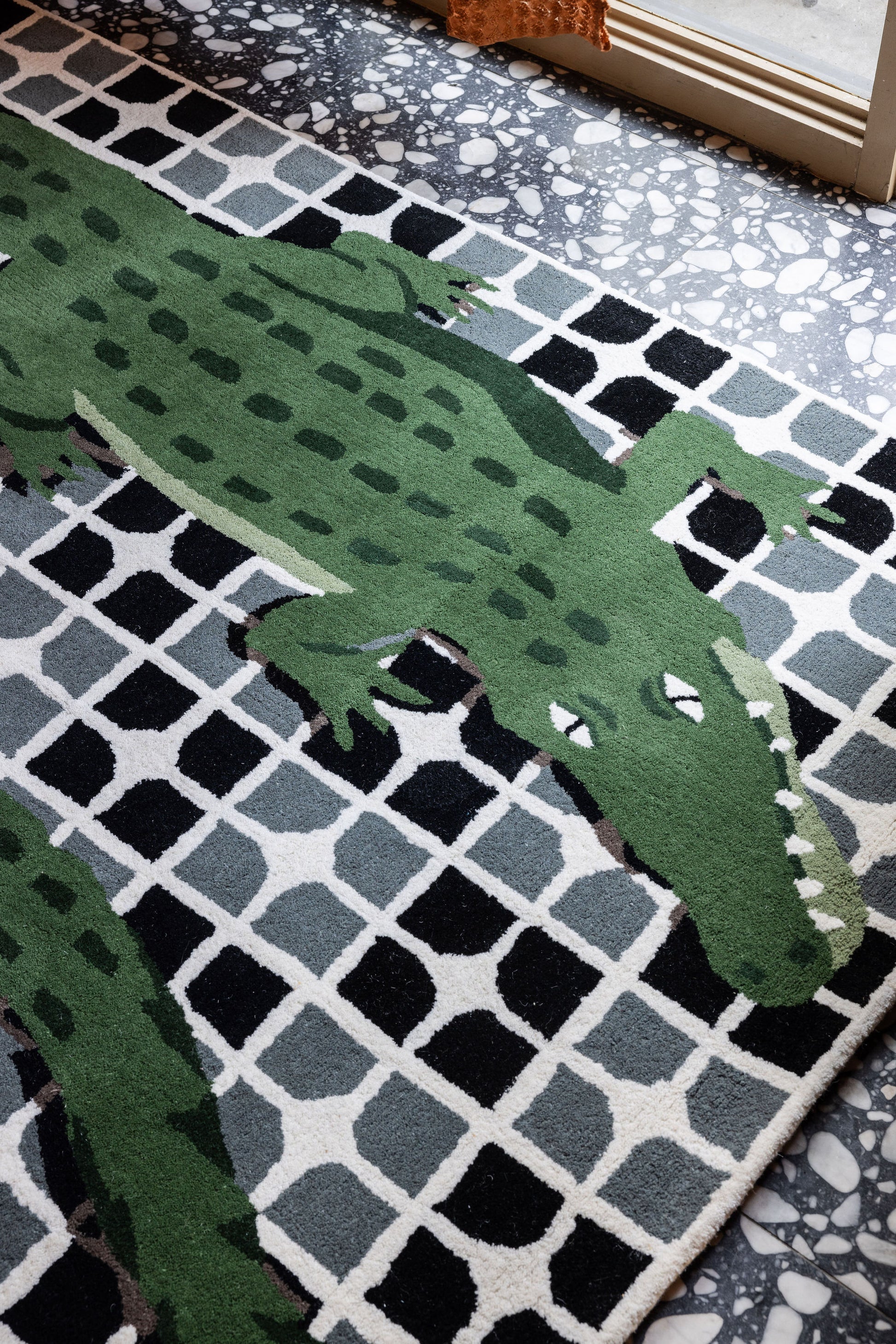 Alligator Tile Rug image 1