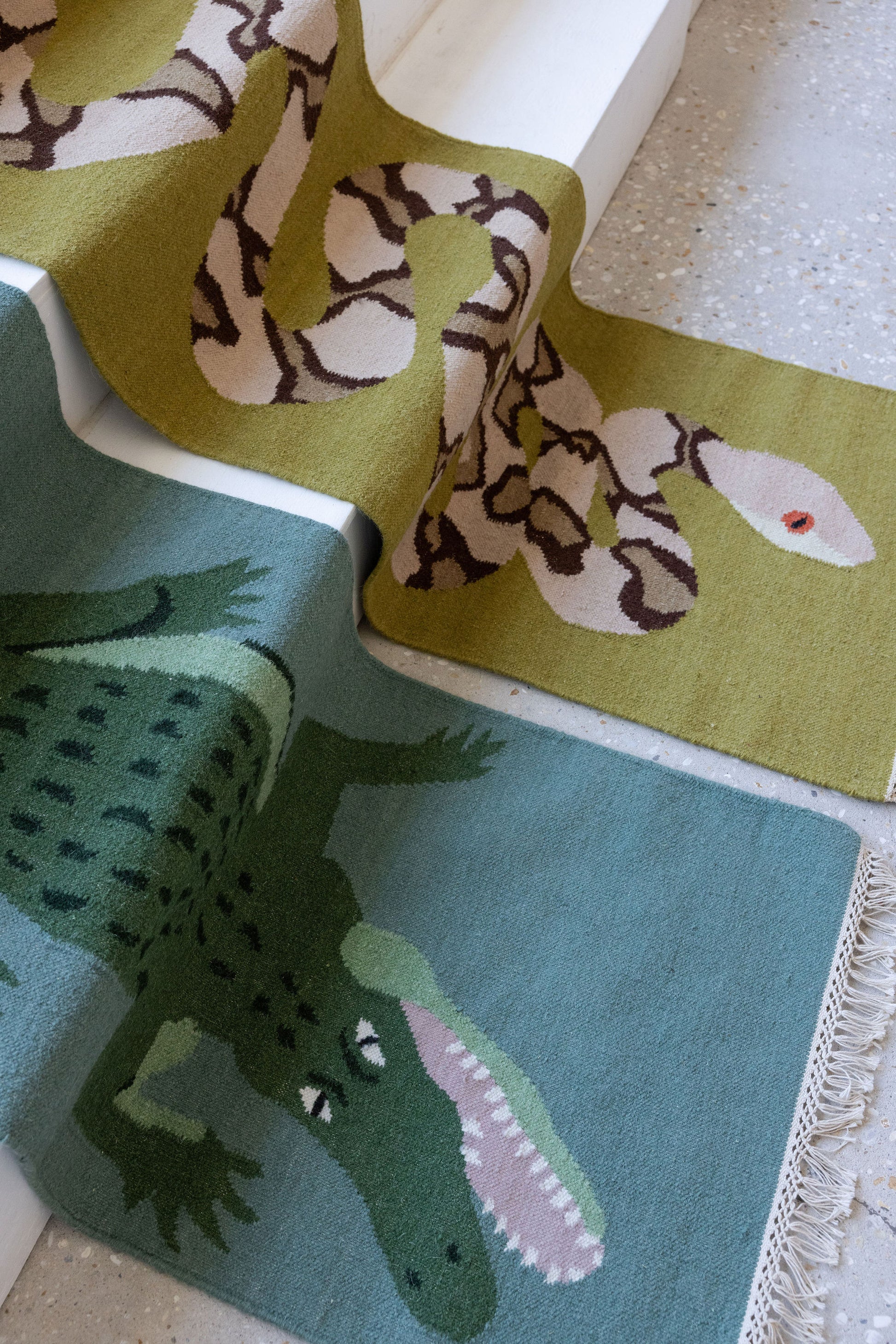 Copperhead Snake Flat Weave Runner image 3