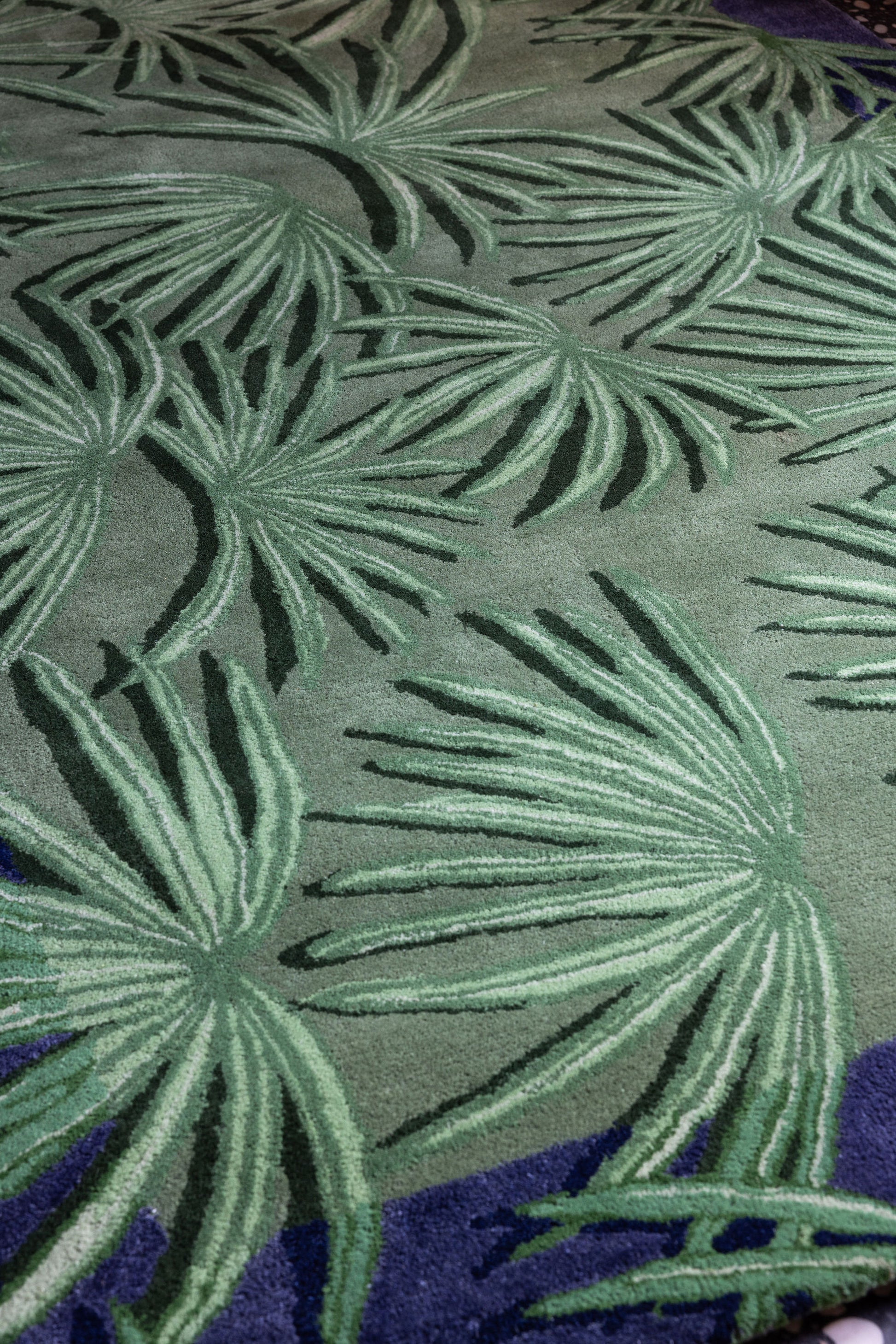 2 Tone Palm Rug image 3