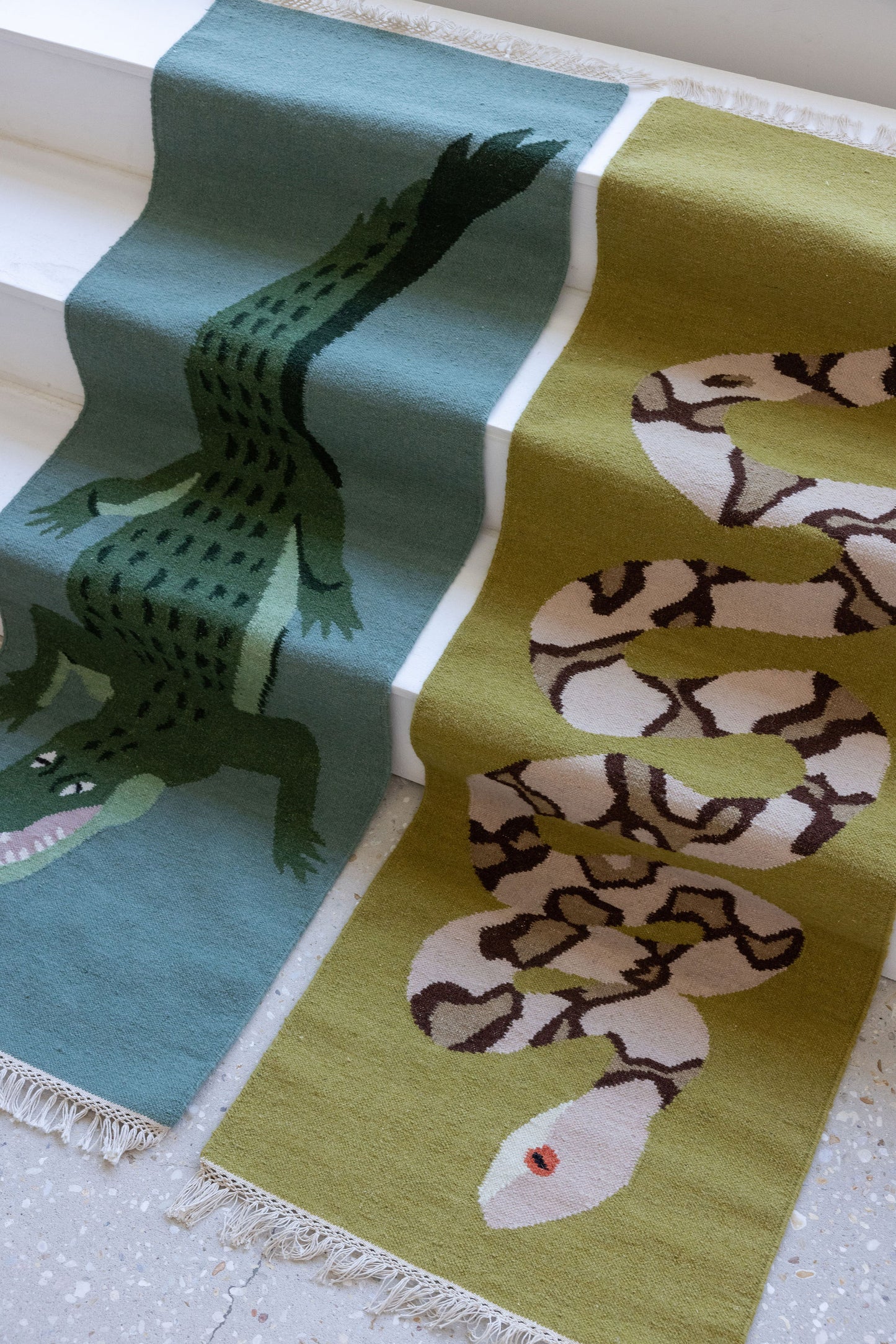 Copperhead Snake Flat Weave Runner image 2