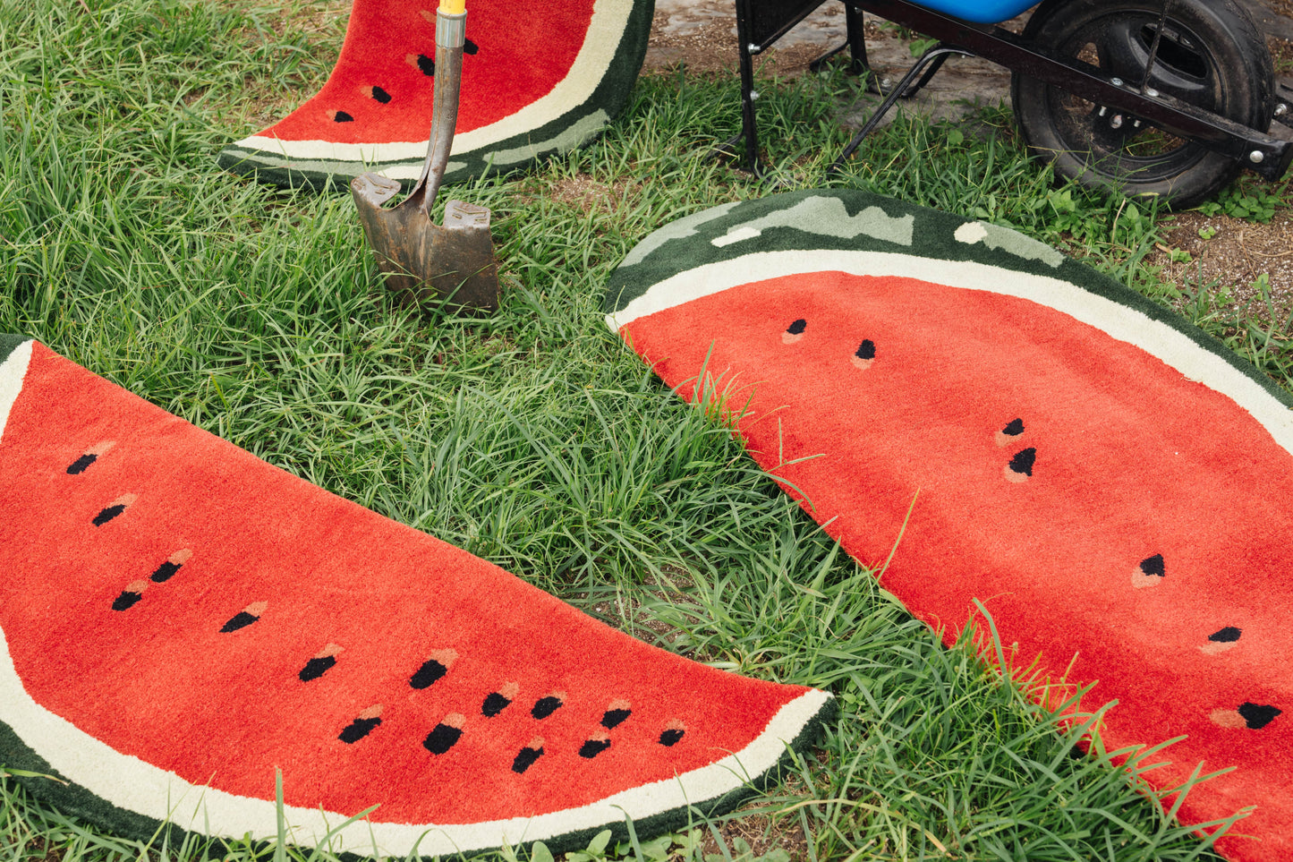One of a Kind Watermelon Rug #2
