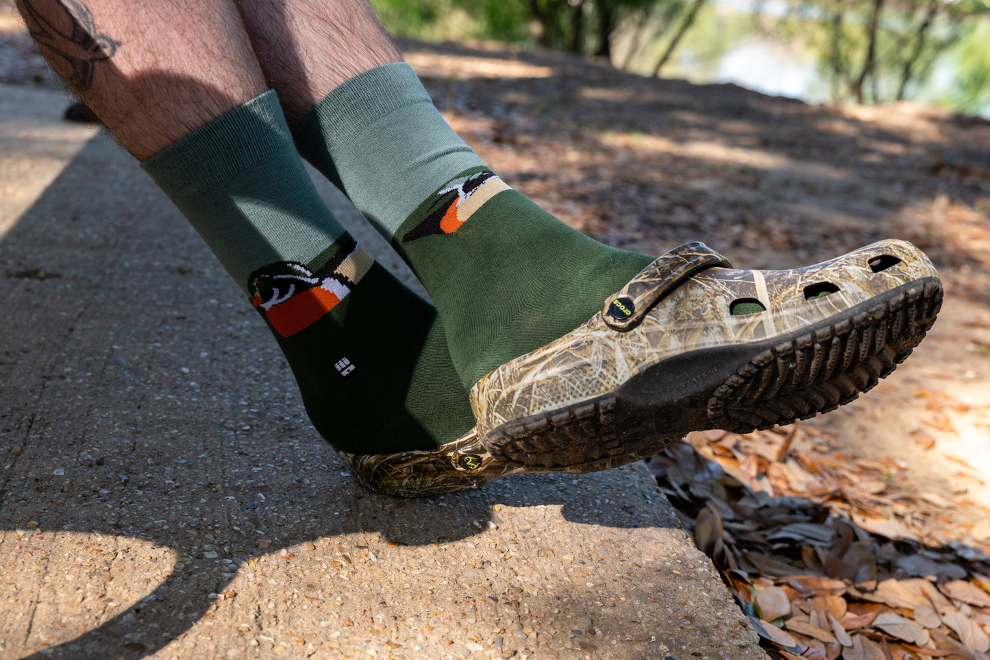 Wood Duck Socks