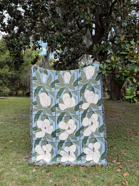 Magnolia Animation Large Blanket