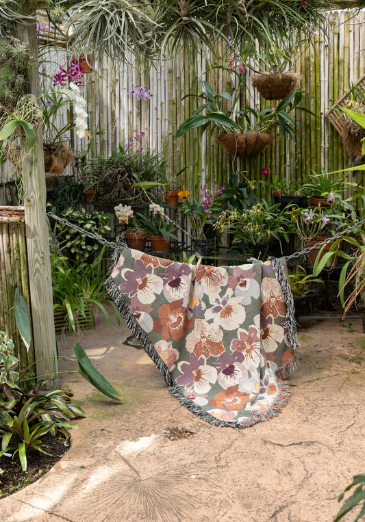 Orchid Blanket