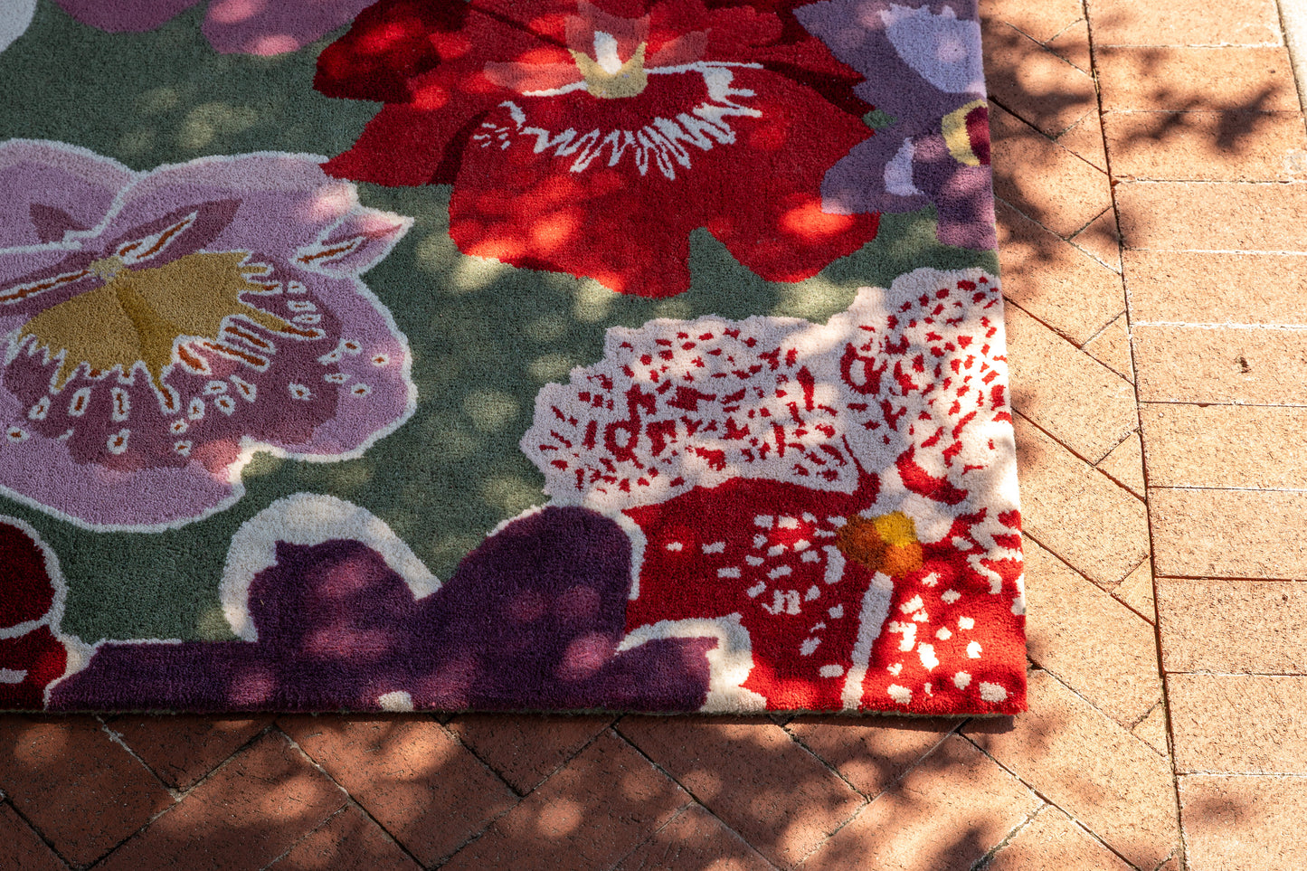 Orchid Pattern rug