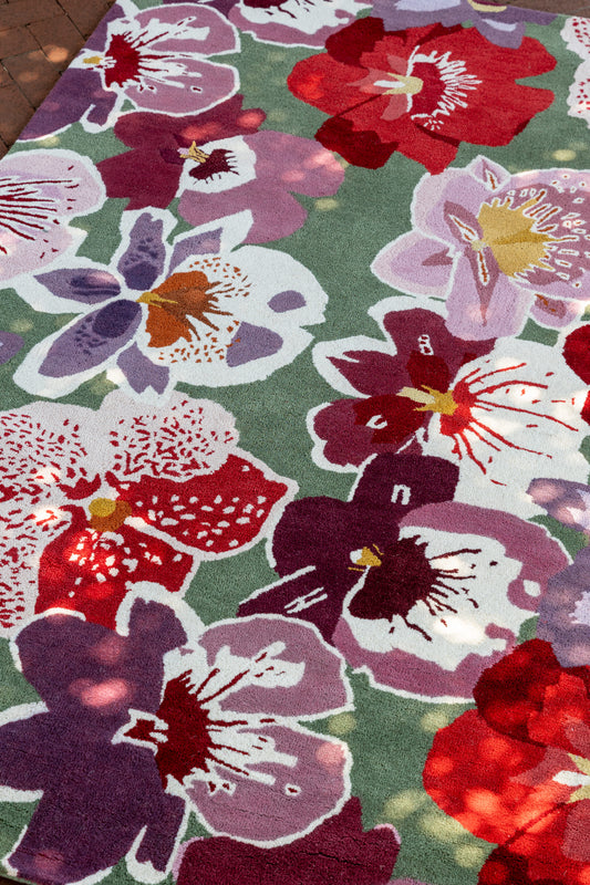 Orchid Pattern rug