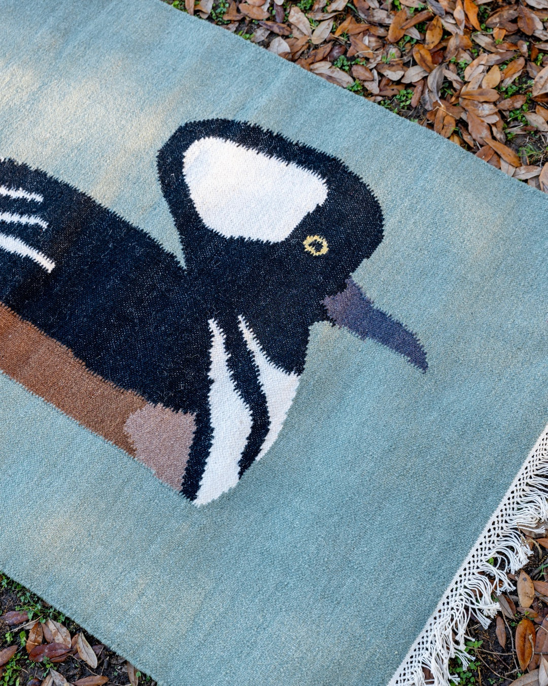 Hooded Merganser Duck Rug
