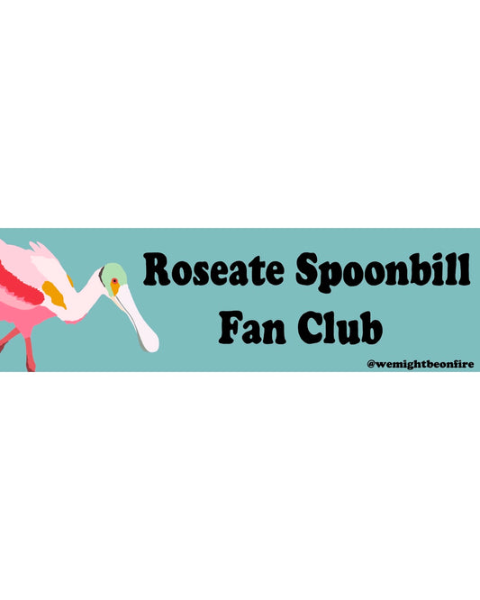 Roseate Spoonbill Bumper Sticker