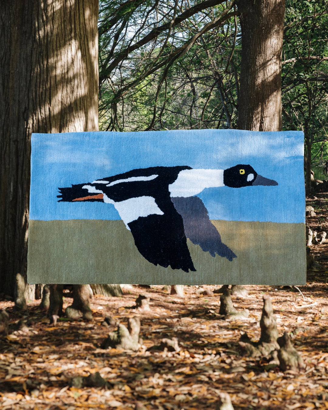 Common Goldeneye Duck Rug