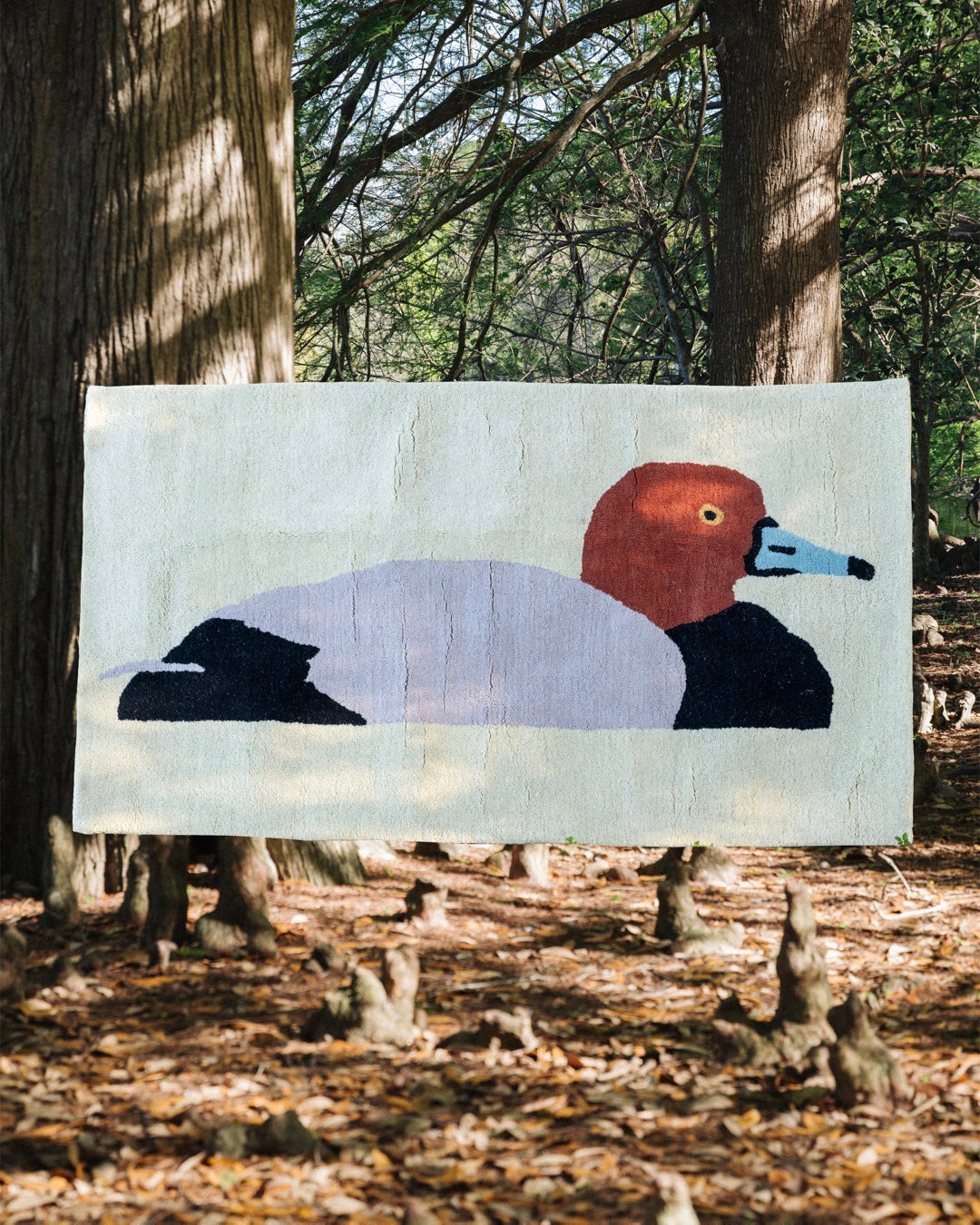Redhead Duck Rug