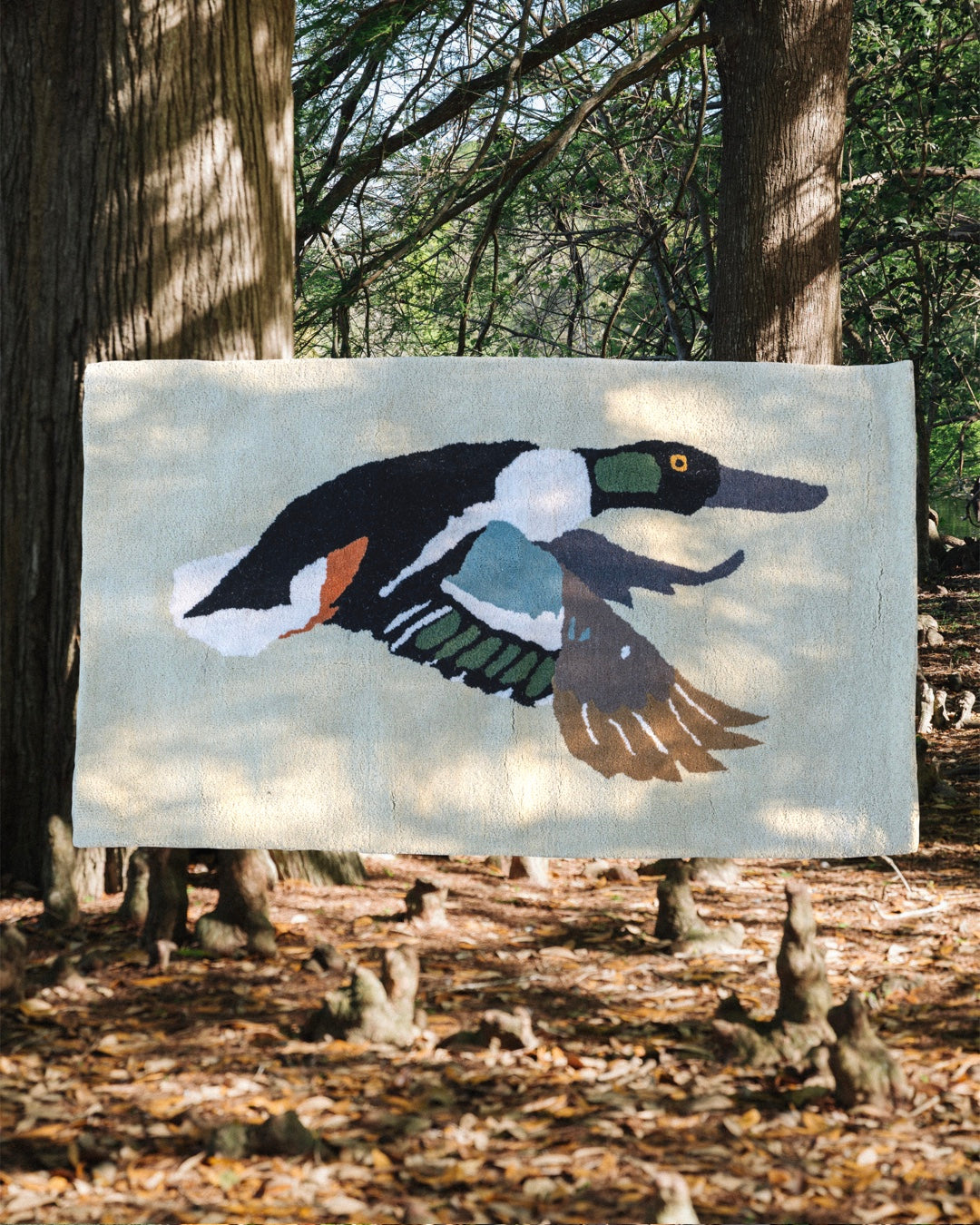 Northern Shoveler Duck Rug