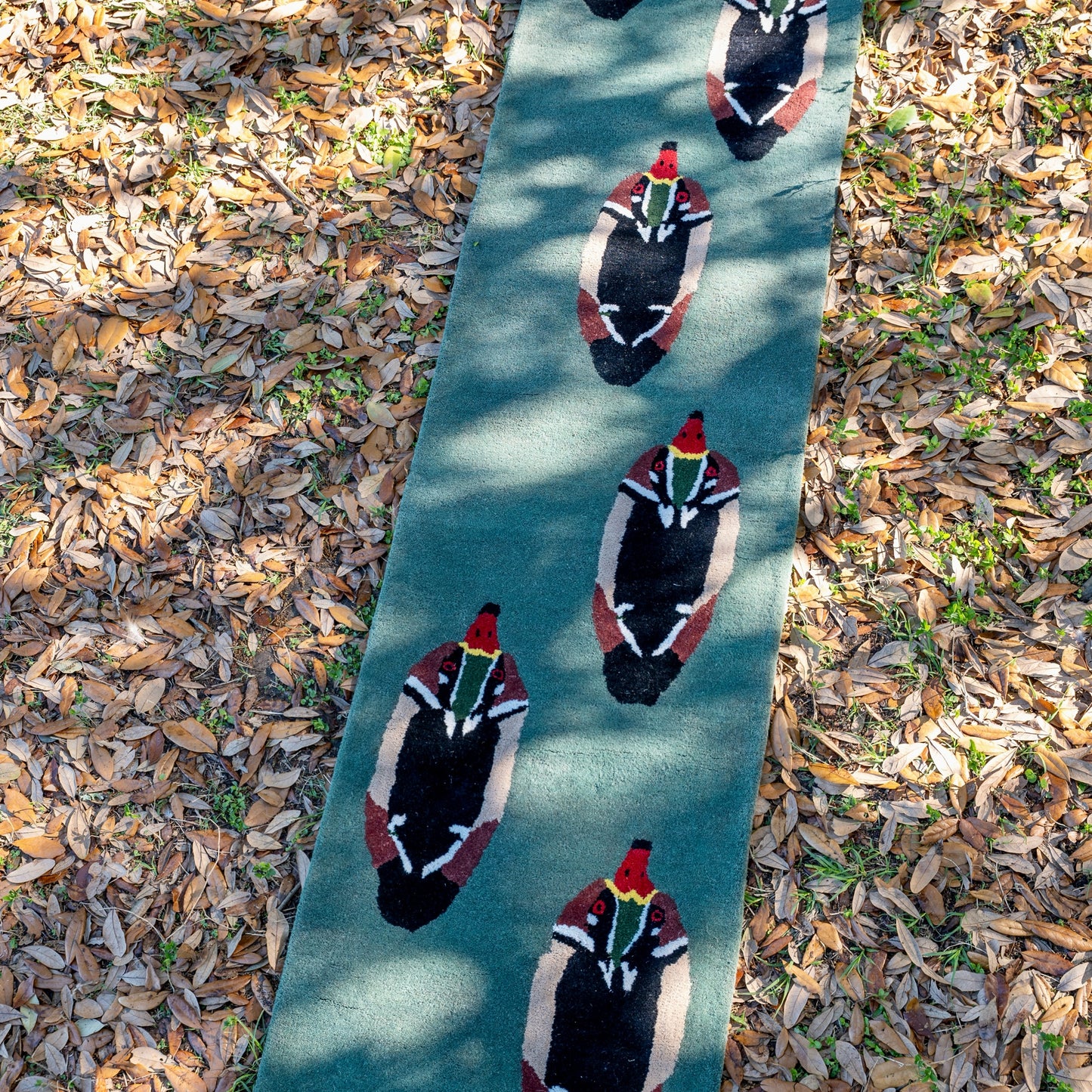 Wood Ducks in a Row Runner