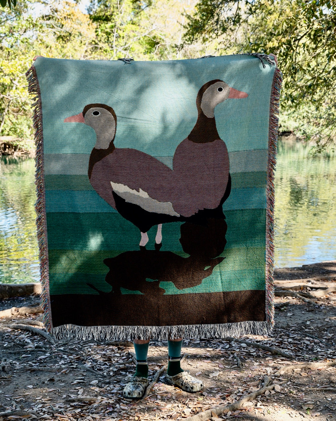 Black Bellied Whistling Ducks Blanket