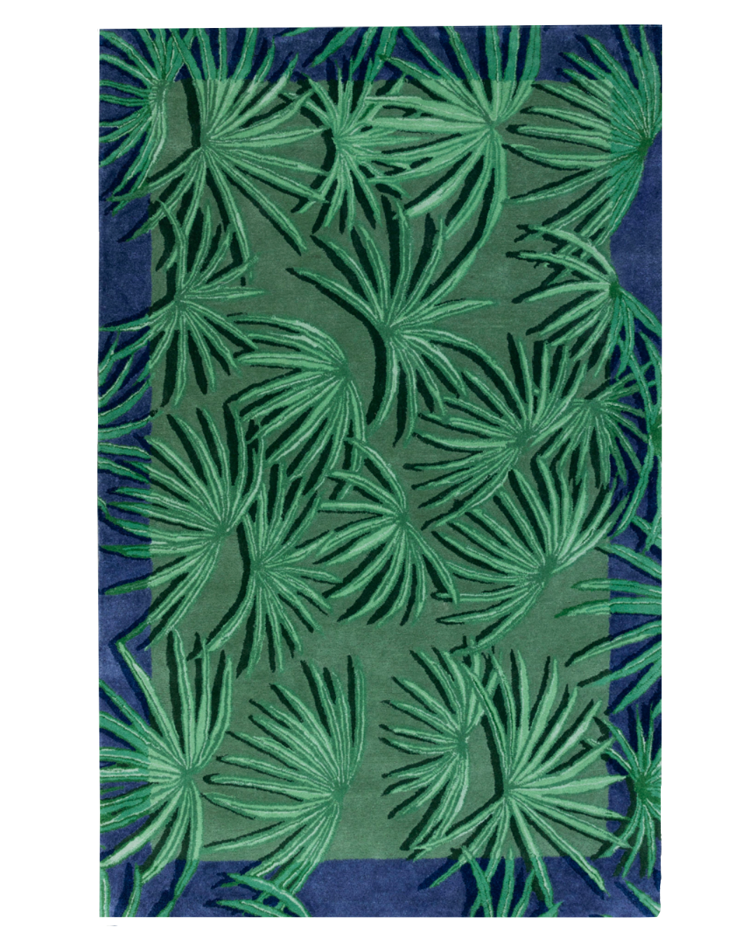 2 Tone Palm Rug