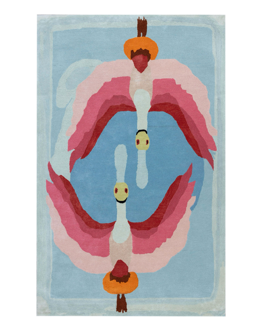 Dueling Spoonbills Rug