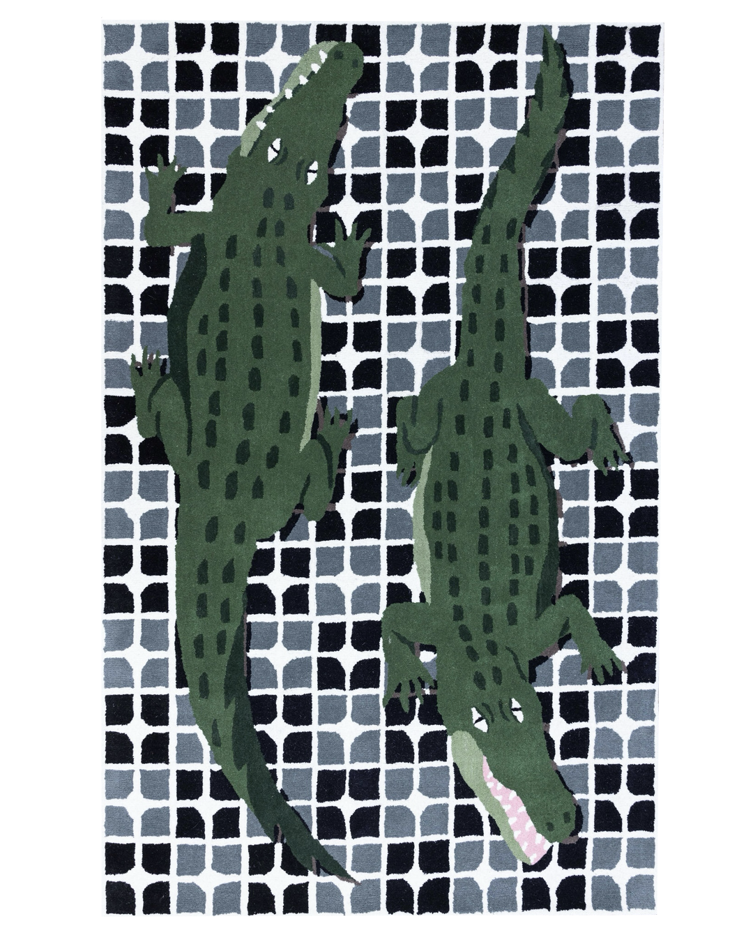 Alligator Tile Rug