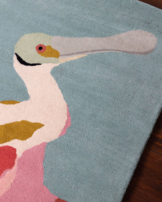 Roseate Spoonbill Rug image 1