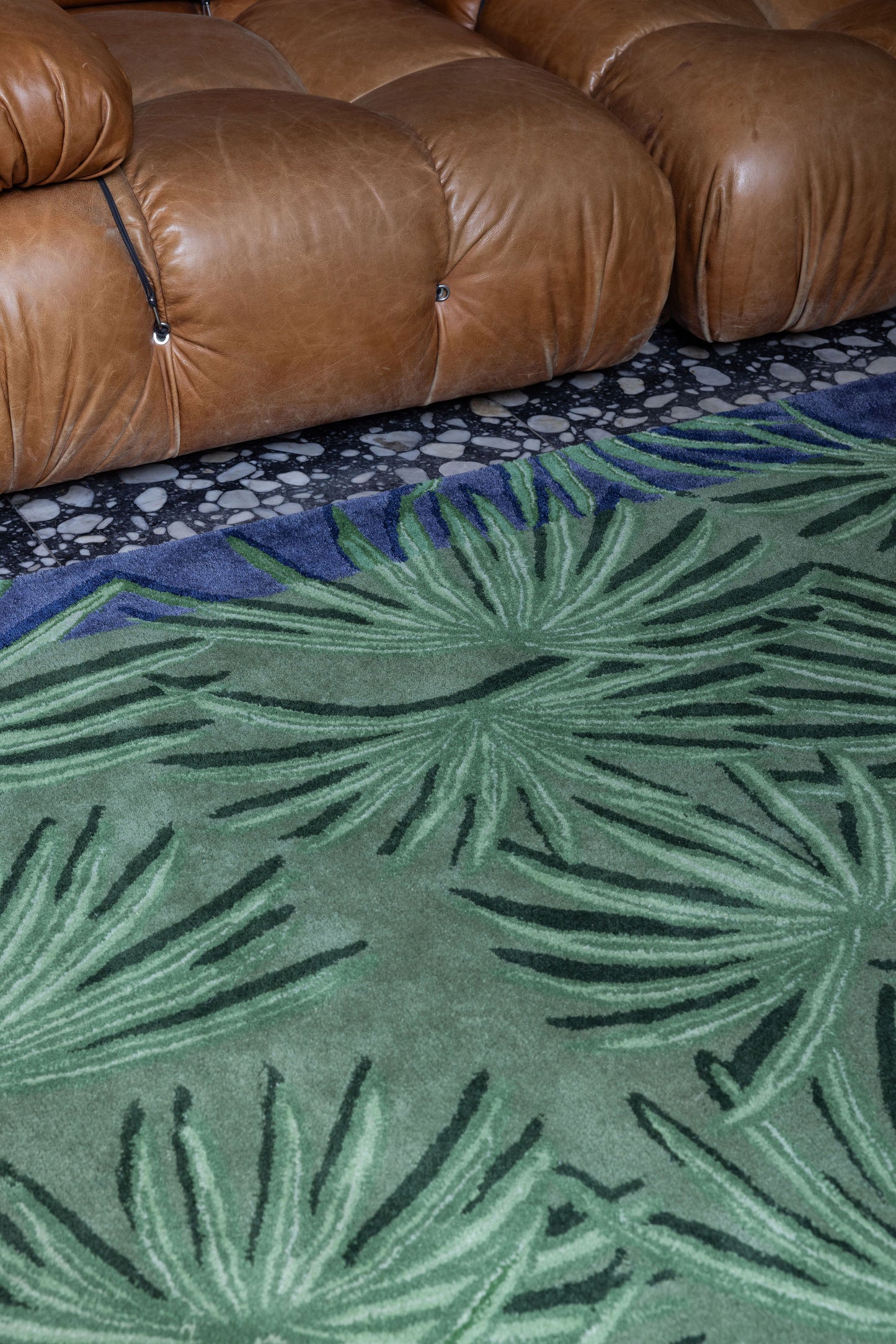 2 Tone Palm Rug image 4