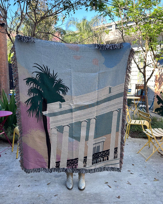 Sunset Palm Blanket image 0