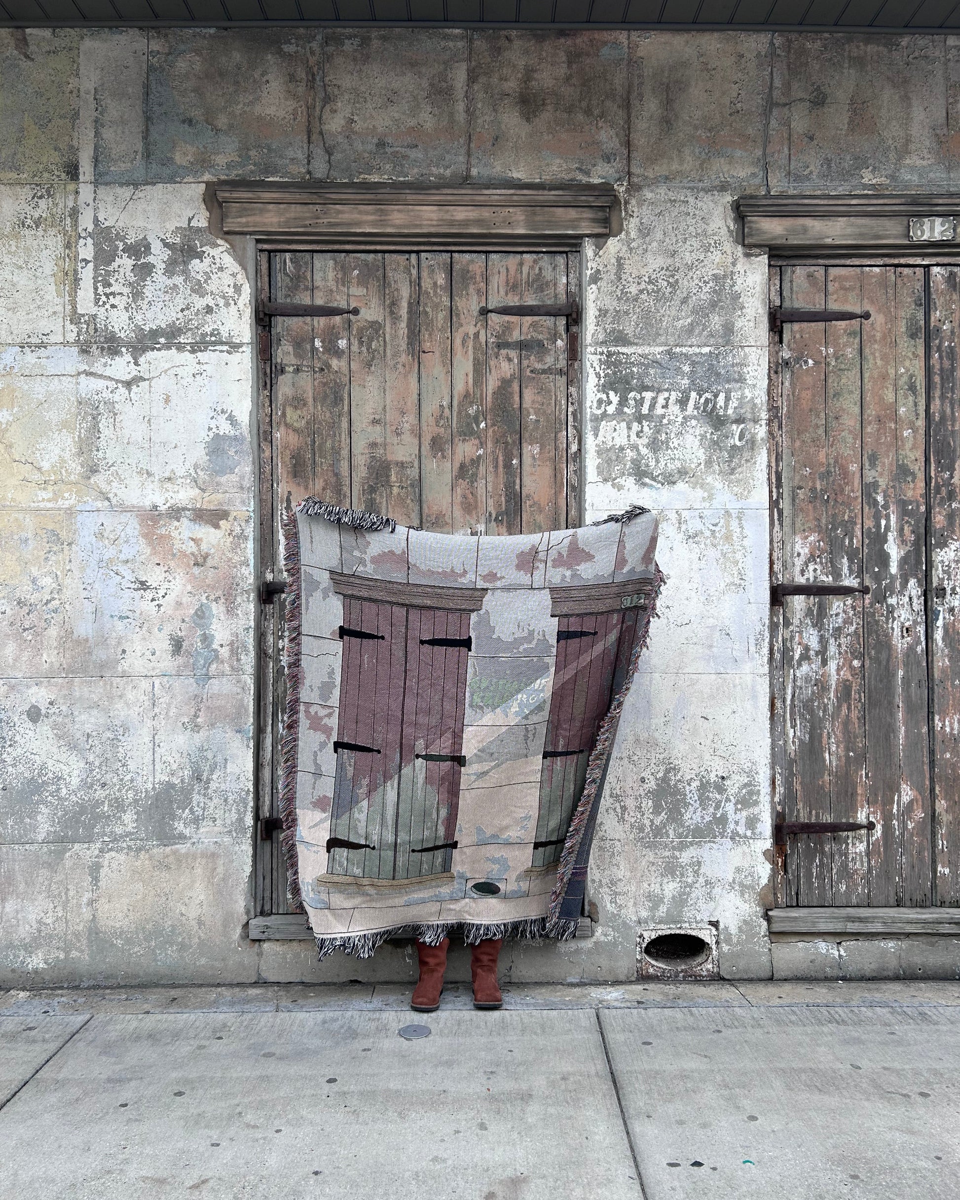 French Quarter Creole Cottage Blanket image 0