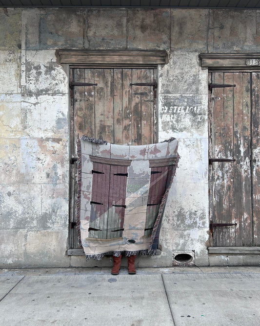 French Quarter Creole Cottage Blanket image 0