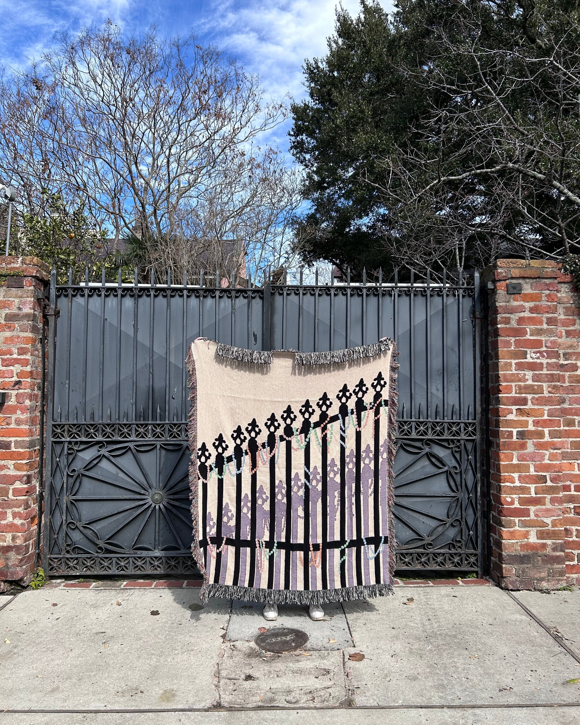 Beaded Fence Blanket image 0